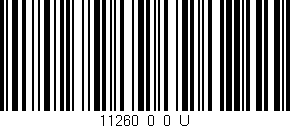 Código de barras (EAN, GTIN, SKU, ISBN): '11260_0_0_U'