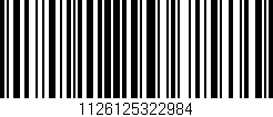 Código de barras (EAN, GTIN, SKU, ISBN): '1126125322984'