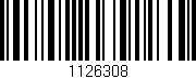 Código de barras (EAN, GTIN, SKU, ISBN): '1126308'