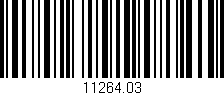 Código de barras (EAN, GTIN, SKU, ISBN): '11264.03'