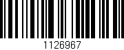 Código de barras (EAN, GTIN, SKU, ISBN): '1126967'