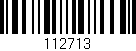 Código de barras (EAN, GTIN, SKU, ISBN): '112713'