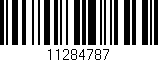 Código de barras (EAN, GTIN, SKU, ISBN): '11284787'