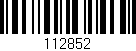 Código de barras (EAN, GTIN, SKU, ISBN): '112852'