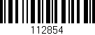 Código de barras (EAN, GTIN, SKU, ISBN): '112854'