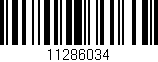 Código de barras (EAN, GTIN, SKU, ISBN): '11286034'