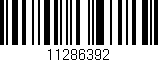 Código de barras (EAN, GTIN, SKU, ISBN): '11286392'