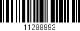 Código de barras (EAN, GTIN, SKU, ISBN): '11288993'