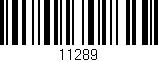 Código de barras (EAN, GTIN, SKU, ISBN): '11289'