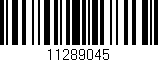 Código de barras (EAN, GTIN, SKU, ISBN): '11289045'