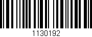 Código de barras (EAN, GTIN, SKU, ISBN): '1130192'