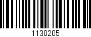 Código de barras (EAN, GTIN, SKU, ISBN): '1130205'