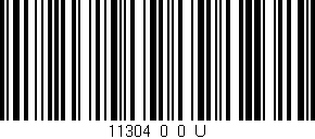 Código de barras (EAN, GTIN, SKU, ISBN): '11304_0_0_U'