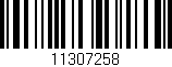 Código de barras (EAN, GTIN, SKU, ISBN): '11307258'