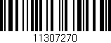 Código de barras (EAN, GTIN, SKU, ISBN): '11307270'