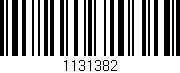 Código de barras (EAN, GTIN, SKU, ISBN): '1131382'