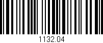 Código de barras (EAN, GTIN, SKU, ISBN): '1132.04'