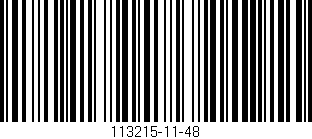 Código de barras (EAN, GTIN, SKU, ISBN): '113215-11-48'