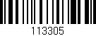 Código de barras (EAN, GTIN, SKU, ISBN): '113305'