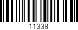 Código de barras (EAN, GTIN, SKU, ISBN): '11338'