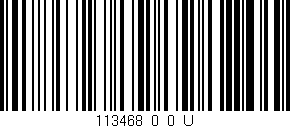 Código de barras (EAN, GTIN, SKU, ISBN): '113468_0_0_U'