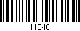 Código de barras (EAN, GTIN, SKU, ISBN): '11348'