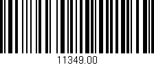 Código de barras (EAN, GTIN, SKU, ISBN): '11349.00'