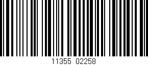 Código de barras (EAN, GTIN, SKU, ISBN): '11355/02258'
