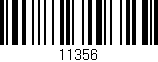 Código de barras (EAN, GTIN, SKU, ISBN): '11356'