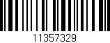 Código de barras (EAN, GTIN, SKU, ISBN): '11357329'
