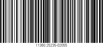 Código de barras (EAN, GTIN, SKU, ISBN): '11360.25235-02055'