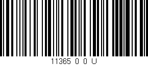 Código de barras (EAN, GTIN, SKU, ISBN): '11365_0_0_U'