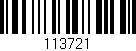 Código de barras (EAN, GTIN, SKU, ISBN): '113721'