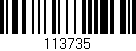 Código de barras (EAN, GTIN, SKU, ISBN): '113735'