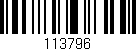 Código de barras (EAN, GTIN, SKU, ISBN): '113796'