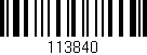 Código de barras (EAN, GTIN, SKU, ISBN): '113840'