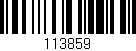 Código de barras (EAN, GTIN, SKU, ISBN): '113859'