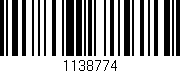 Código de barras (EAN, GTIN, SKU, ISBN): '1138774'