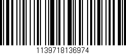 Código de barras (EAN, GTIN, SKU, ISBN): '1139718136974'