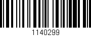 Código de barras (EAN, GTIN, SKU, ISBN): '1140299'