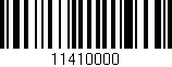 Código de barras (EAN, GTIN, SKU, ISBN): '11410000'