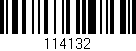 Código de barras (EAN, GTIN, SKU, ISBN): '114132'
