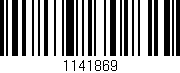 Código de barras (EAN, GTIN, SKU, ISBN): '1141869'