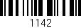 Código de barras (EAN, GTIN, SKU, ISBN): '1142'