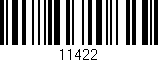 Código de barras (EAN, GTIN, SKU, ISBN): '11422'