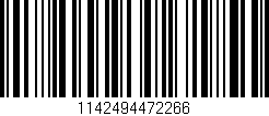 Código de barras (EAN, GTIN, SKU, ISBN): '1142494472266'