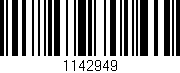 Código de barras (EAN, GTIN, SKU, ISBN): '1142949'