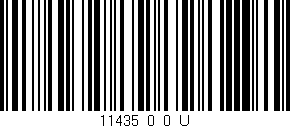 Código de barras (EAN, GTIN, SKU, ISBN): '11435_0_0_U'
