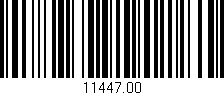 Código de barras (EAN, GTIN, SKU, ISBN): '11447.00'