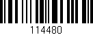 Código de barras (EAN, GTIN, SKU, ISBN): '114480'